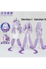 1/3 Delusion Honkai Star Rail HSR Castorice Purple Cosplay Wig